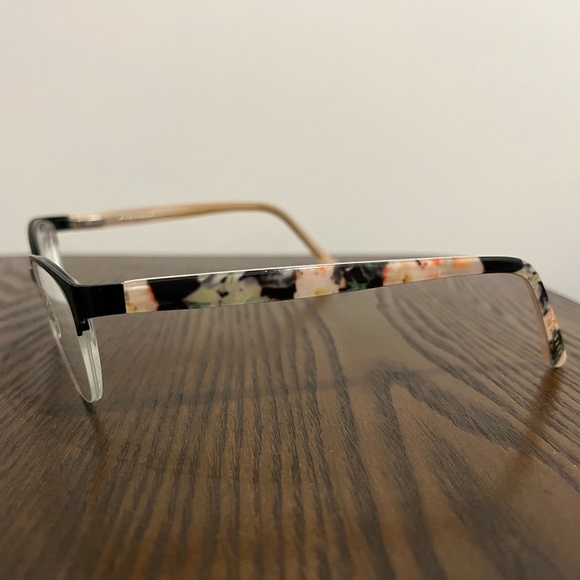 Ted Baker London Semi-Rimless Glasses Frames - Style B718/ Colour BLK - Picture 4 of 8